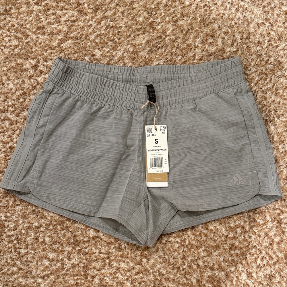 adidas Women’s Gray Athletic Running Shorts